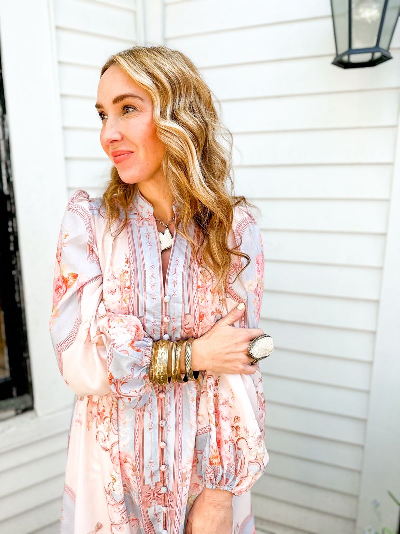 Antique Floral Dress