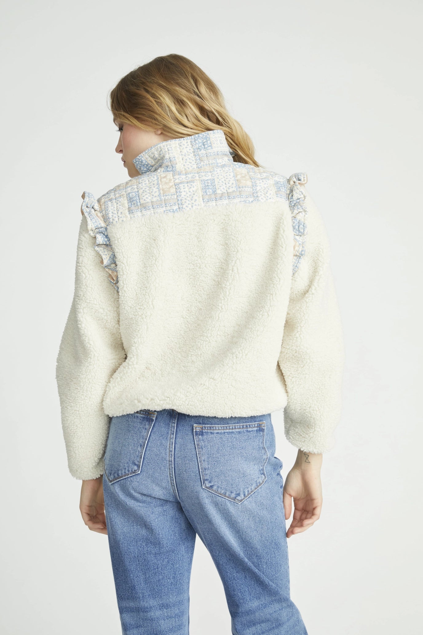 Quilted Fleece Zip Jacket