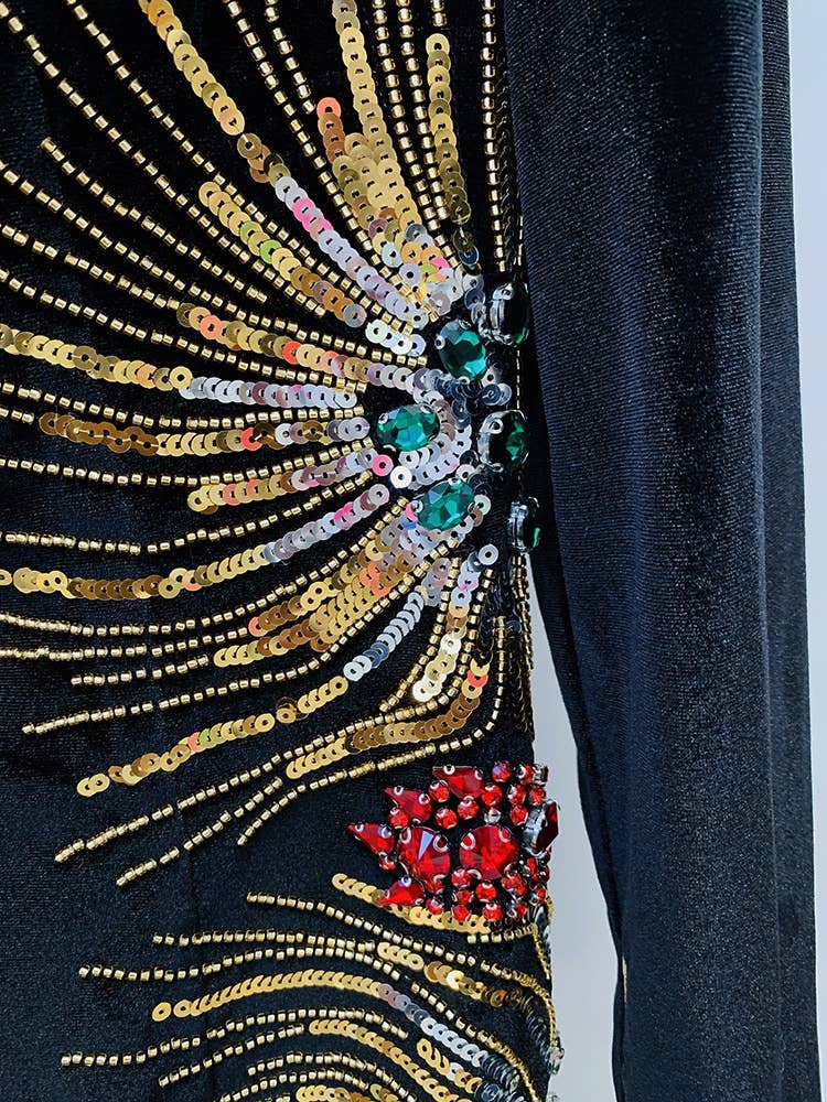 The Velvet Firework Dress