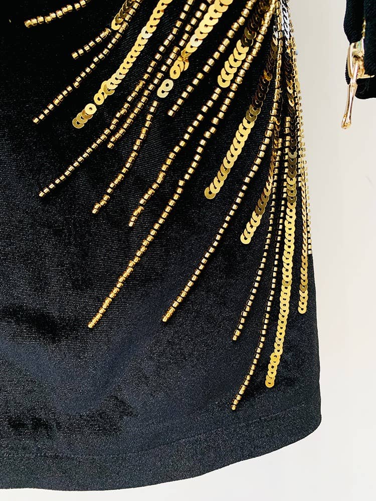 The Velvet Firework Dress