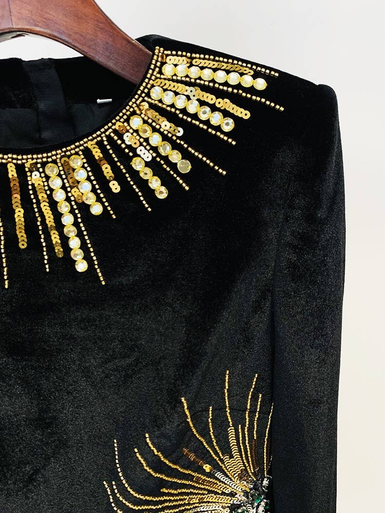The Velvet Firework Dress