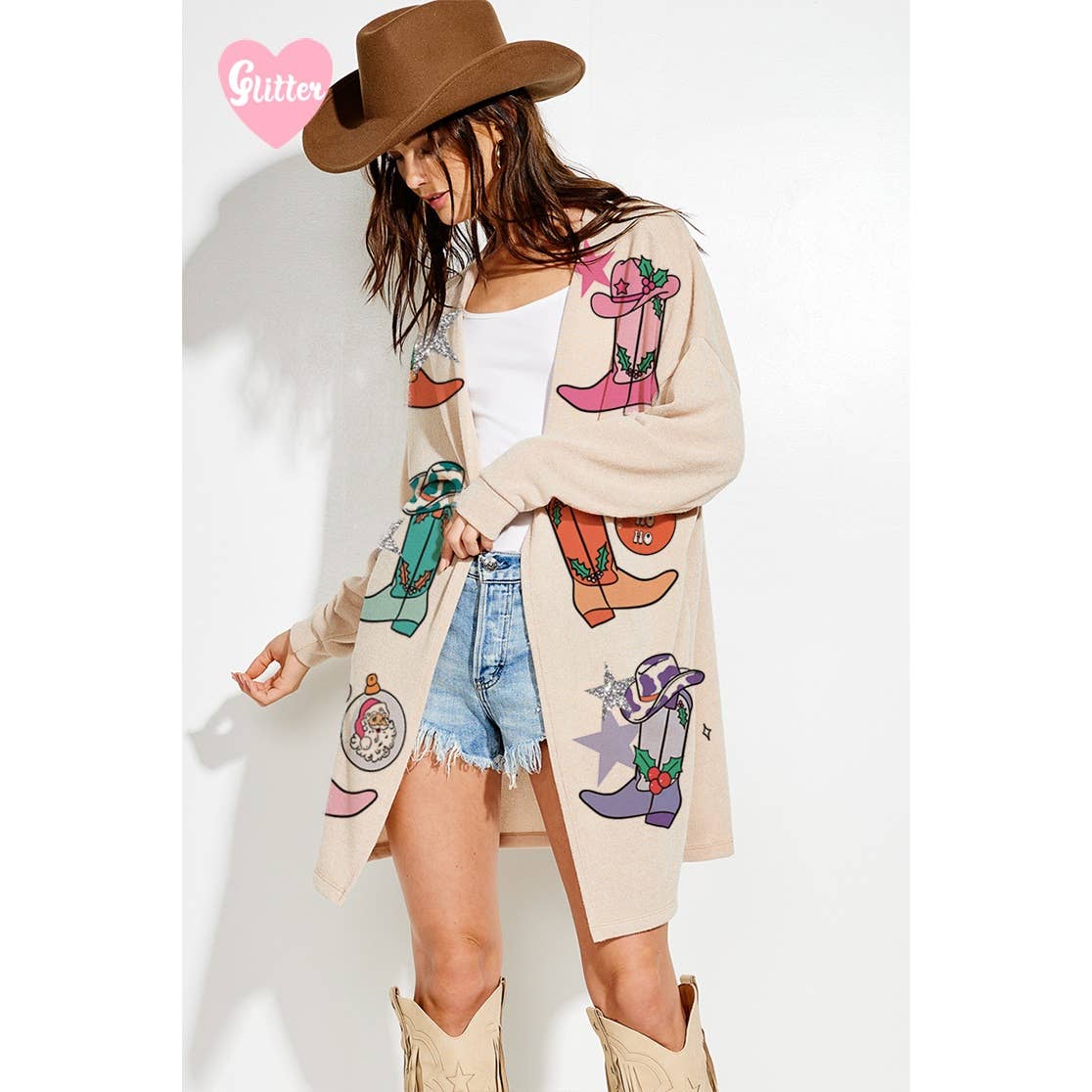 Christmas Cowgirl Cardigan