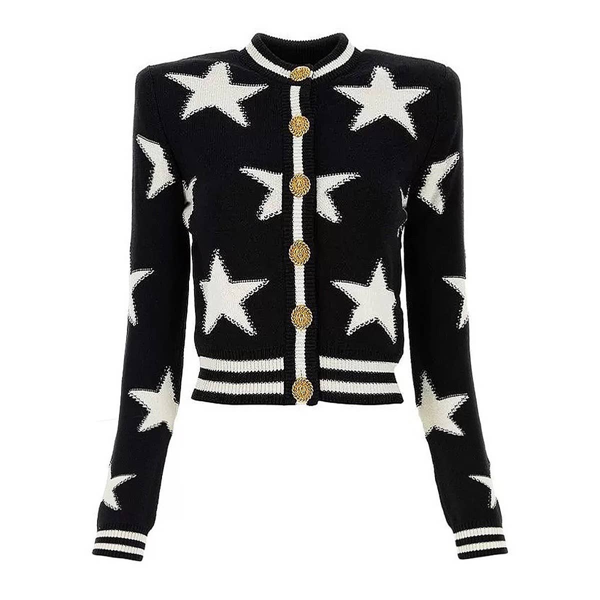 Star Knit Cardigan Jacket