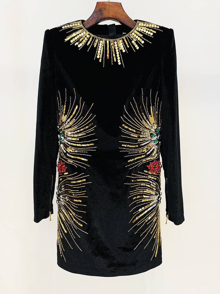The Velvet Firework Dress