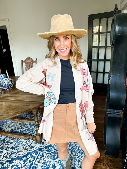 Christmas Cowgirl Cardigan