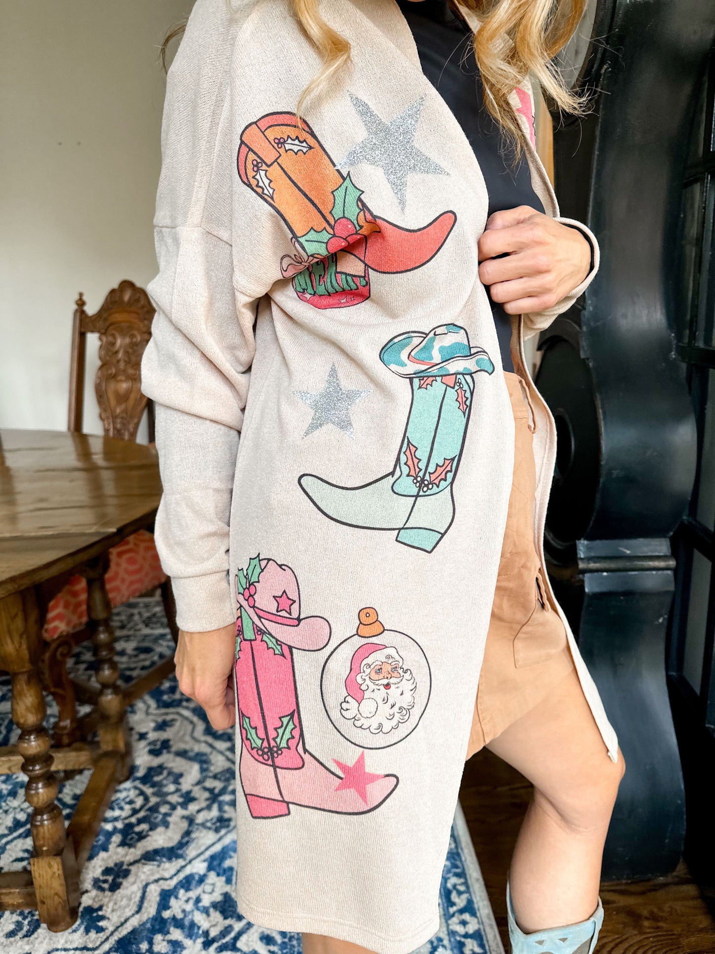 Christmas Cowgirl Cardigan