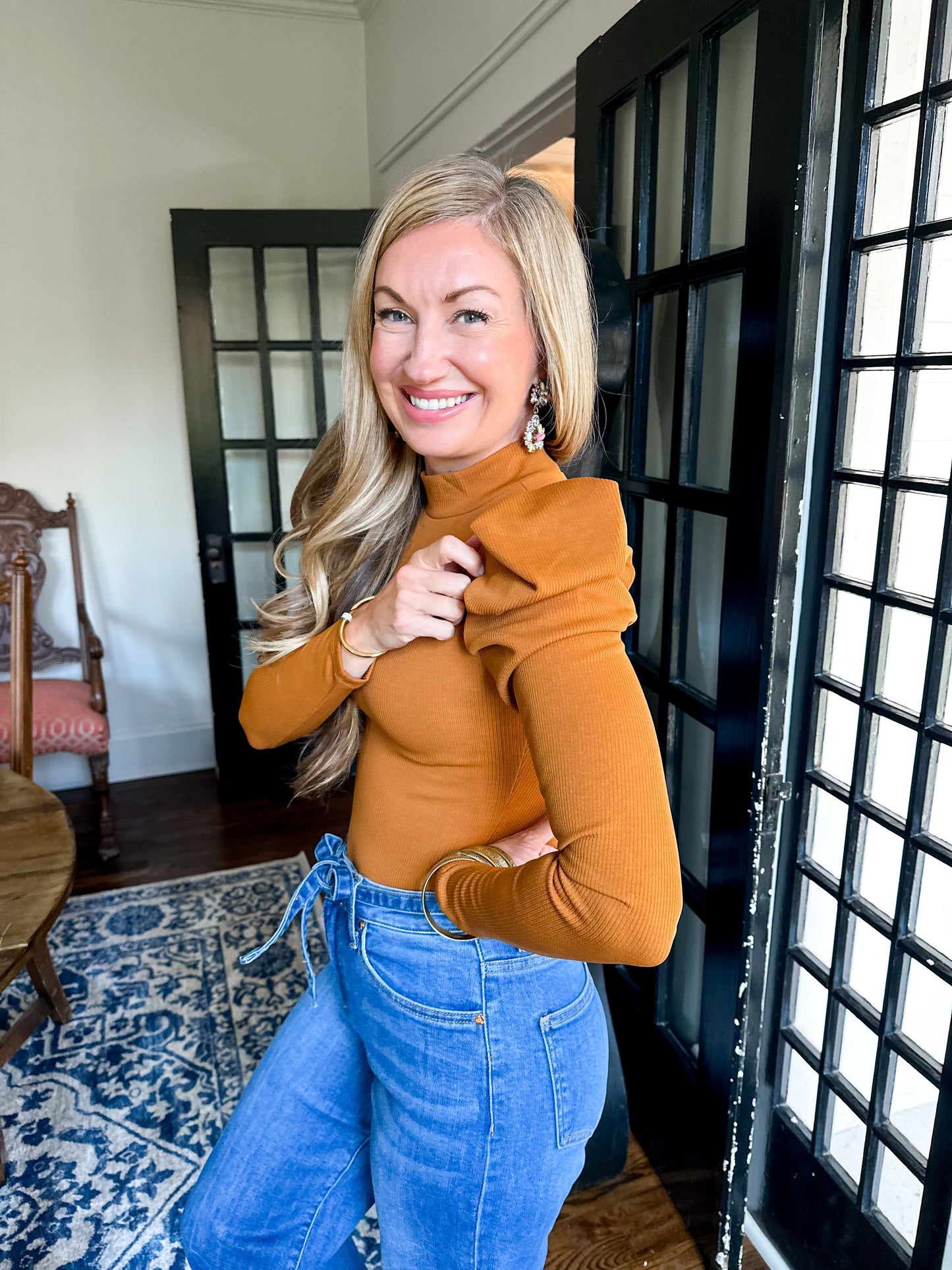 Puff Sleeve Bodysuit